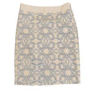 The Limited Women's Celtic Style Pencil Skirt Size 4 Geometric Print Career NWT